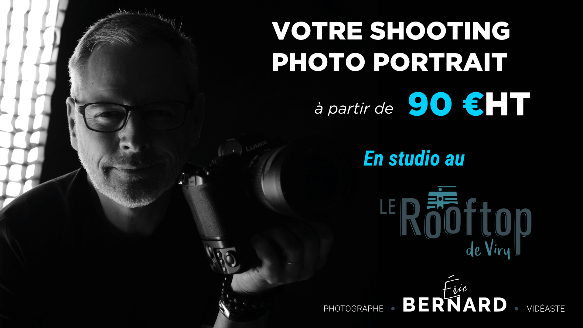 Votre shooting photo portrait à partir de 90 €HT