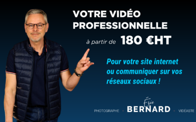 Votre vidéo professionnelle à partir de 180 €HT